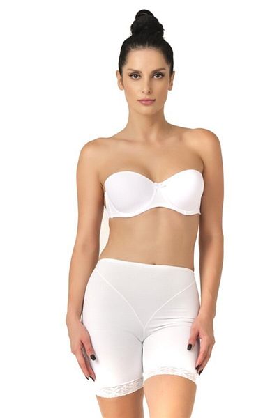 Emay İç Giyim Emay Leg Lace Pop - Corset 2002 Alb
