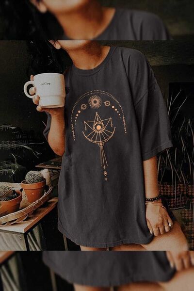 blackbonds Tricou unisex imprimat Libra Blackbonds
