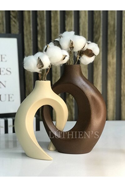 Luthien Sarmaşık Vazo Seti Modern Tasarım Obje