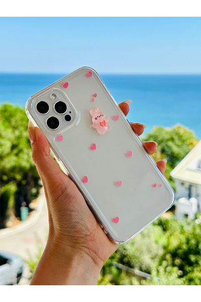 Go Aksesuar حافظة سيليكون مرنة بتصميم خاص متوافق مع هاتف Iphone 12 و12 Pro