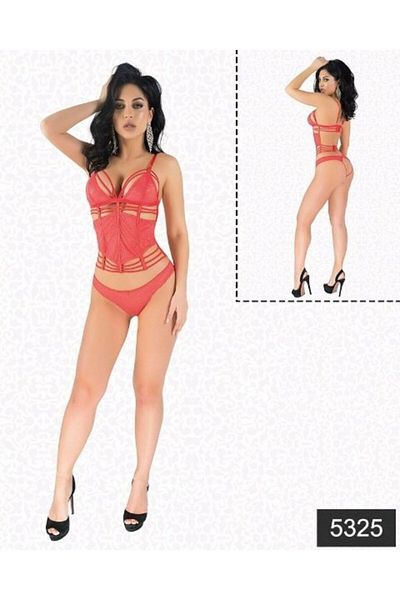Elawin 5325 Model Fancy Bustier Σετ