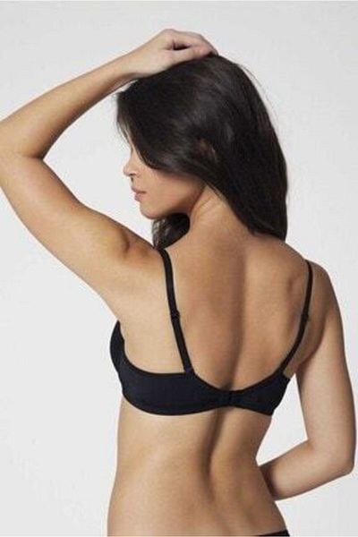 Orkide Women's Black Empty Cap Ears Bra 2150