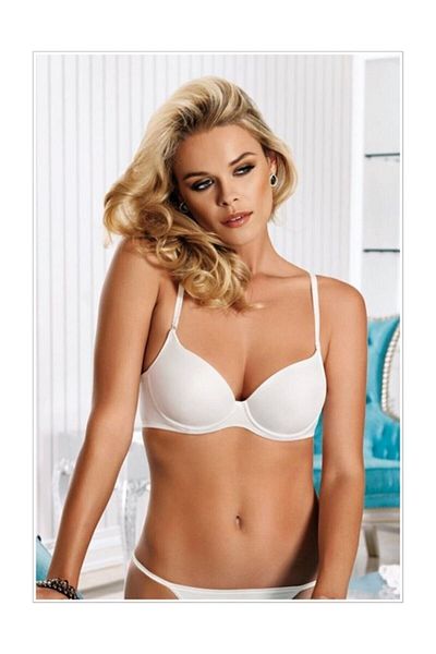 Orkide Sutien de bază cu cupă albă fără căptușeală Noul sezon