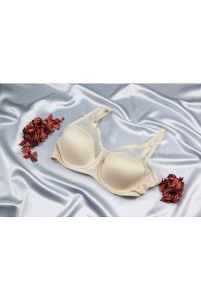 Le Jardin 9200-c Piele moale pentru sutien acoperită cu tul, cu sârmă, fără suport 80