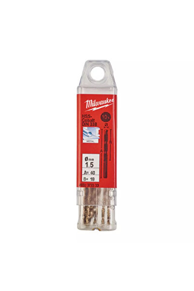 Milwaukee METAL MATKAP UCU HSS-G CO(ALT SERİ)1,5X 40mm 10LU