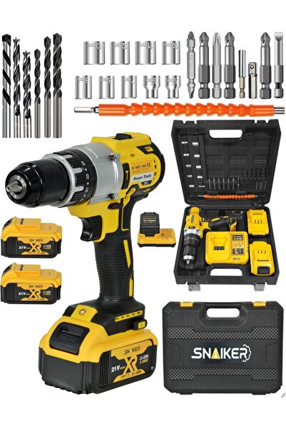 snaiker SNAİKER Yeni Seri 13mm 21v 1.3a akülü vidalama