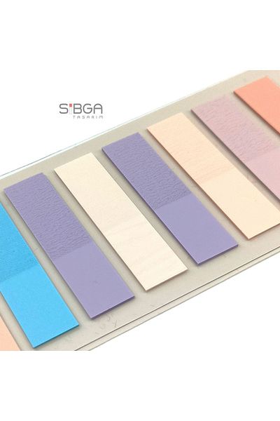 sibga tasarım Transparent Colored Postit Post-it Post ItBookmark Bookmark Postit Sticker Note Paper 200 Sheets