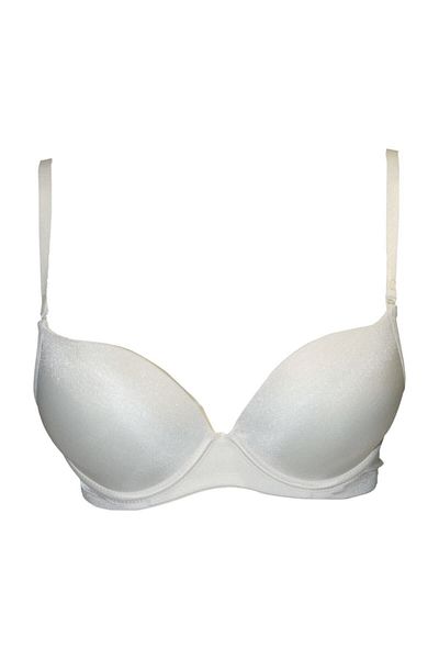 Le Jardin Women's White Double Padded Magic Bra Ljr7033