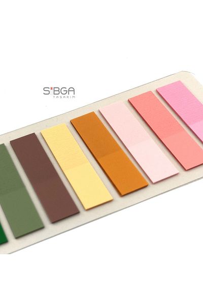 sibga tasarım Transparent Colored Postit Post-it Post It.Bookmark Bookmark Postit Sticker Note Paper 200 Sheets