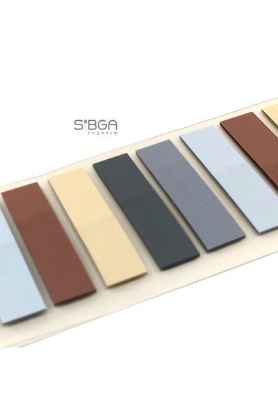 sibga tasarım Transparent Colored Postit Post-it Post It.Bookmark Bookmark Postit Sticker Note Paper 200 Sheets