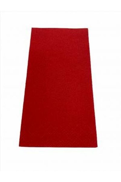kidspartim Red Waiter Fold Napkin 16 Pieces