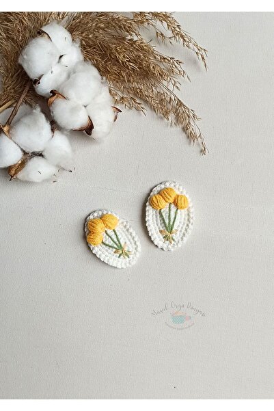 Masal Örgü Dünyası سلسلة مشبك بالون رائعة - إكسسوار لليدين والشعر بخيوط طبيعية