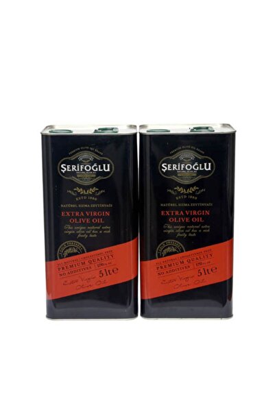 ŞERİFOĞLU Erken Hasat Soğuk Sıkım Naturel Sızma Zeytinyağı Teneke 2 X 5 L