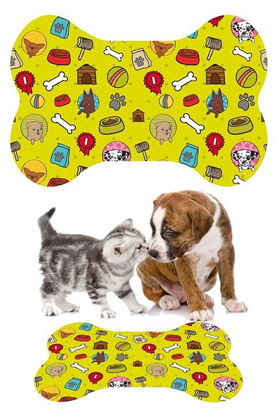 Egebella Multi-Purpose Non-Slip Mat - Food Placemat, Cat Dog