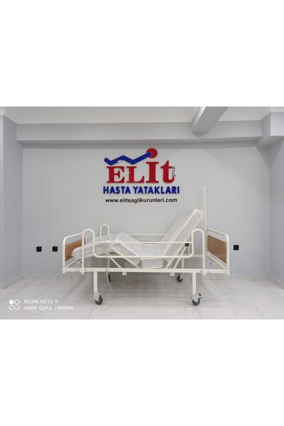 elitgrup Elit 2 Motorlu Hasta Yatagı El Kumandalı Hasta Karyolası Tse Belgeli