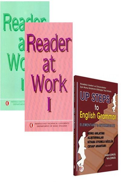 ODTÜ YAYINLARI Reader At Work 1-2 Sets - Up Steps To English Grammar