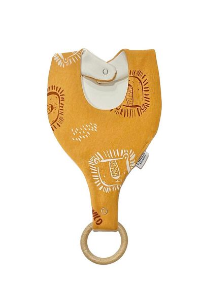 Lumos Trade Cute Lion King Pacifier Strap - 100% Cotton Baby Bib
