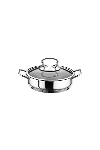 Aryıldız Steel Pot 10019 Flat Pot 26 Cm Metal Handle