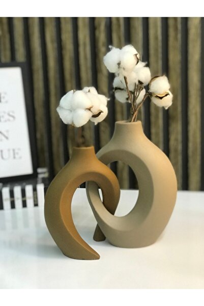 Luthien Modern Sevgili Vazo 2'li Set Biblo