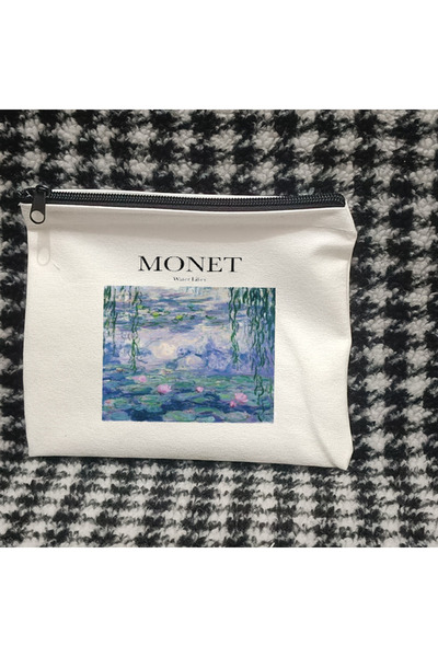 Boom town Passionis Design Monet Makeup Bag - Gabardine, DTF Print, Wallet an...