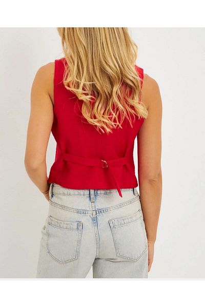 fujya WOMEN'S V-NECK SIZED STYLISH VEST