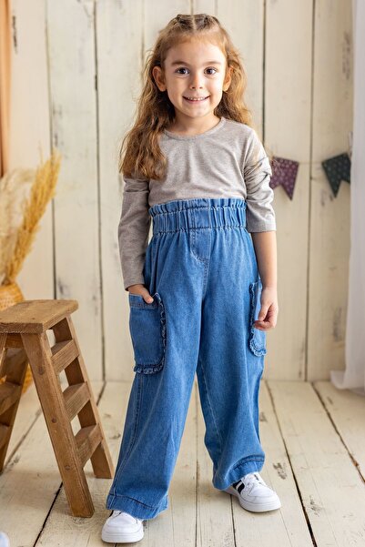 Oliven The Kid Visok struk Devojčice pantalone