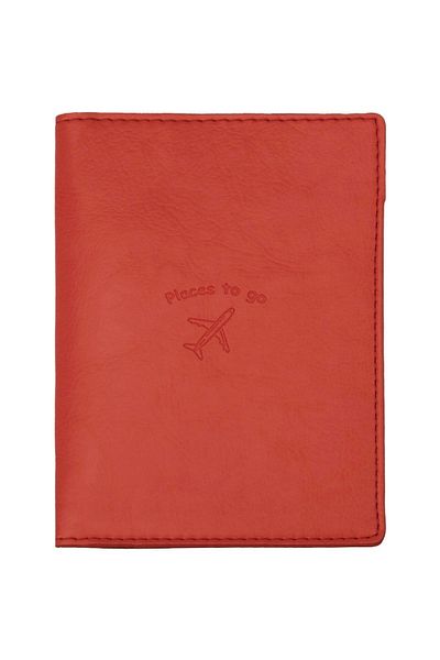 Smyrna Acar Mira Thermo Leather Passport Case Passport Holder Pomegranate Flower