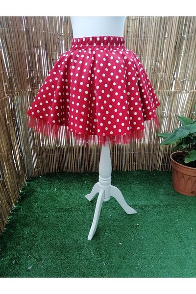 Füsun Altın Polka Dot Girl's Skirt 23 Nisana Special Design