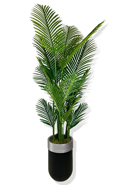 Cihan Çiçekçilik Areka Yapay Ağaç 200-220 Cm Darbuka Saksı