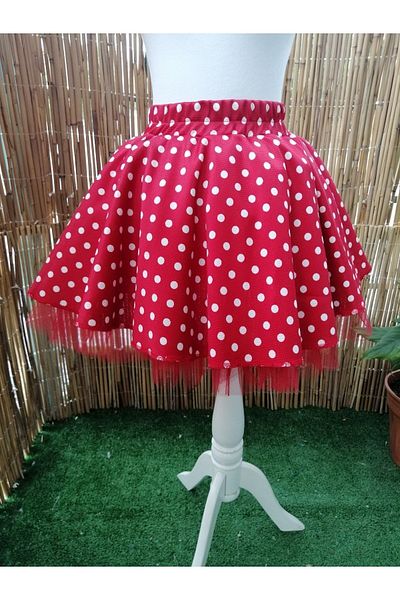 Füsun Altın Polka Dot Girl's Skirt 23 Nisana Special Design