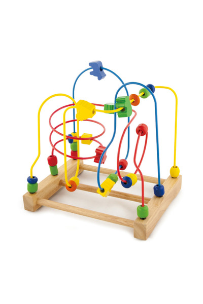 Viga Wooden Educational Wire Beads For Kids Ages 18+ Months