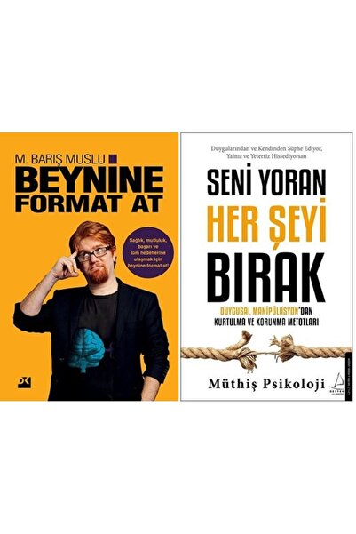 Destek Yayınları Beynine Format At + Seni Yoran Her Şeyi Bırak 2 Kitap Set