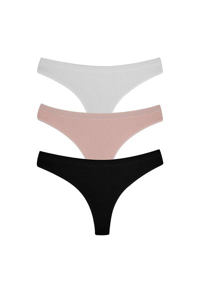 Dominant Pachet de 3 perne de dormit florale din bumbac cu sabie pentru femei
