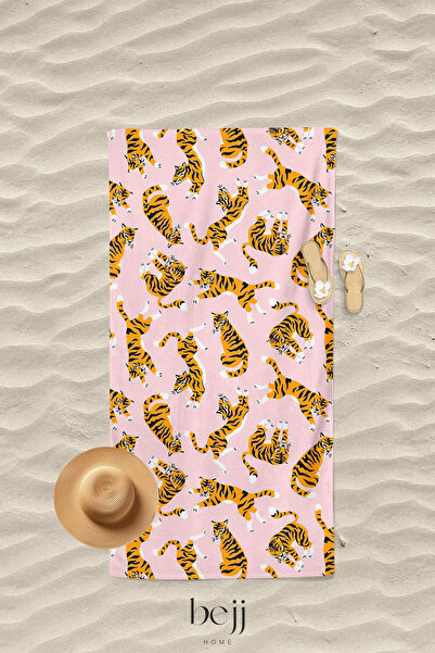 ECEMRE 75x150 cm Digital Printed Beach Towel