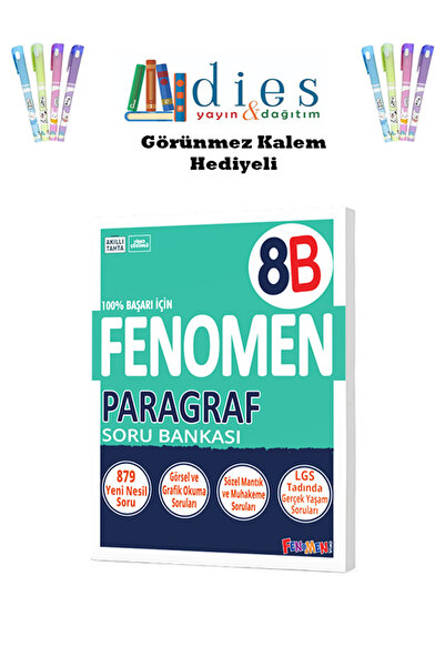 Kurmay Yayınevi Fenomen Okul Yayınları Lgs 8. Sınıf Paragraf B Soru Bankası