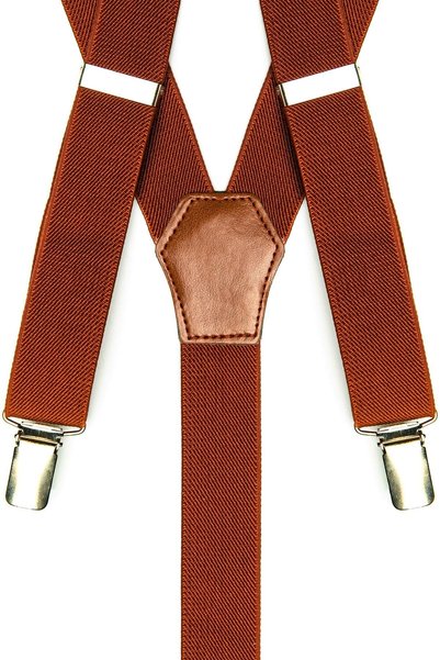 DWOY 3-Clip Tan Adult Trouser Hanger