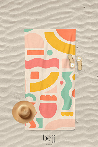 ECEMRE Πετσέτα παραλίας 75x150 εκ. με ψηφιακή εκτύπωση