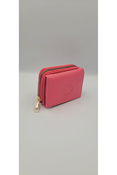 DAVID POLO Жіночий фушевий спортивний міні-гаманець з безліччю кишеньок