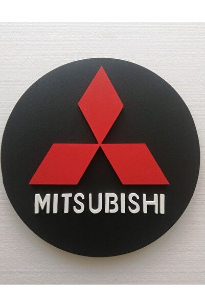 Uyarstrafor زينة حائط بشعار سيارة ميتسوبيشي - تصميم أنيق ومريح