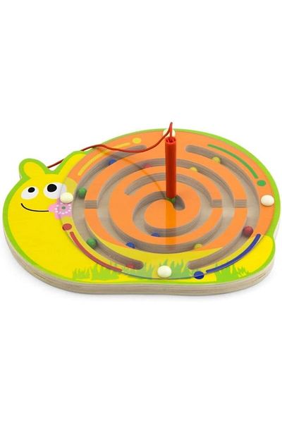 Viga Magnetic Bead Trace Snail For Kids Ages 18+ Months
