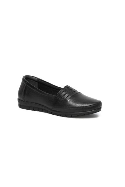 Polaris Polaris103404 Black Genuine Leather Women's Shoes