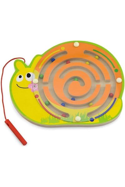Viga Magnetic Bead Trace Snail For Kids Ages 18+ Months