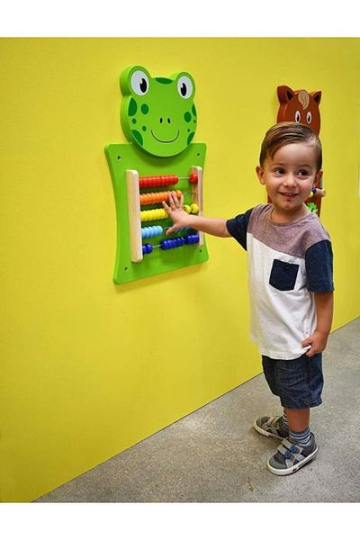 Viga Toys - 50679 - Wall Game - Abacus - Frog
