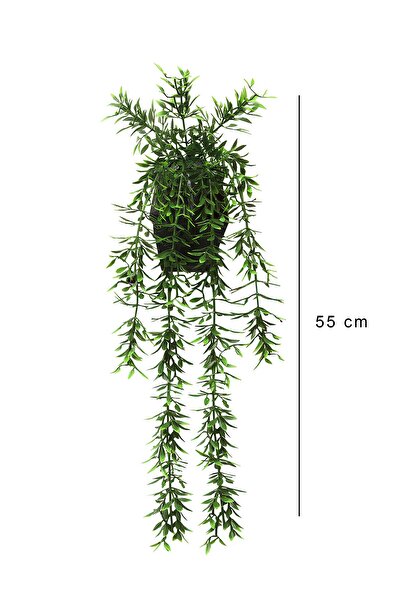 HOMİNG Homing Yapay Yeşil Sarkıt Bitki Okaliptus Tarzı