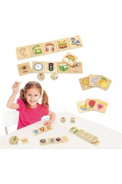 Viga Learning Senses Puzzle Set