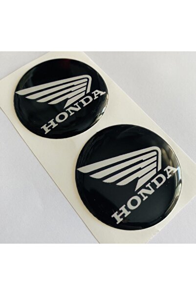 İŞCAN MOTOR Honda Logo Damla Etiket 5x5cm 2'Li SİYAH