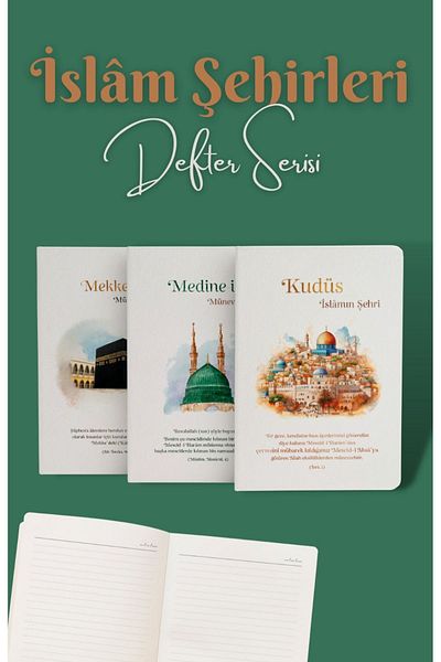 Dava Adamı Yayınları Islamic Cities Notebook Series
