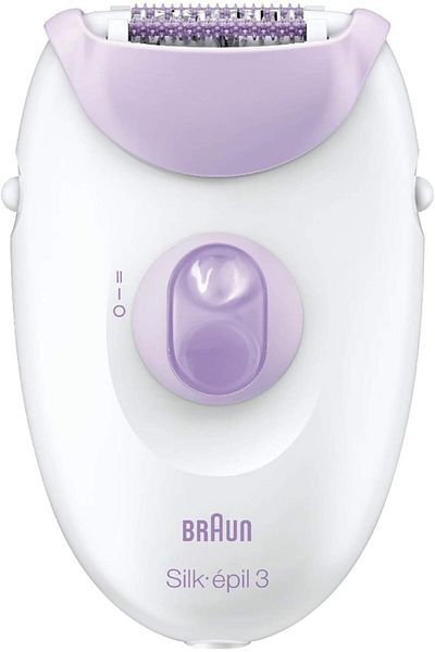 Braun آلة إزالة الشعر Smart Light Silk-épil - سرعتان، 20 ملقط، أطراف ناعمة، أسطوانات تدليك - SE3170