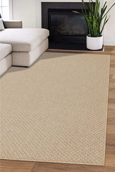 Angorahome Harmony Jüt Görünümlü Dokuma Makine Halısı Jn016a