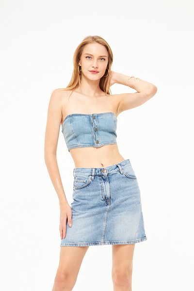 Kutaf Fusta de damă din denim